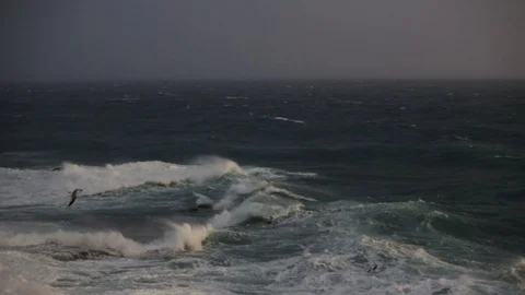 Stormy ocean water Stock Footage 108634472