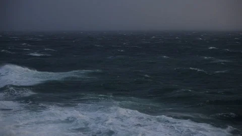 Stormy ocean water Stock Footage 108634488