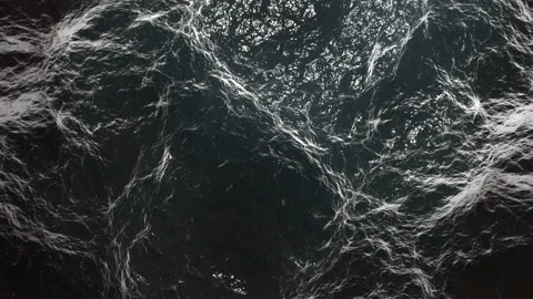 Stormy ocean waves background loop Stock Footage 171106836