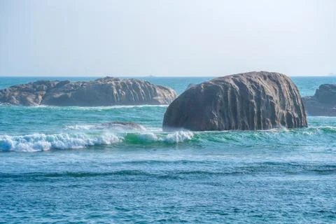 Stormy oceanic surf Stock Photos