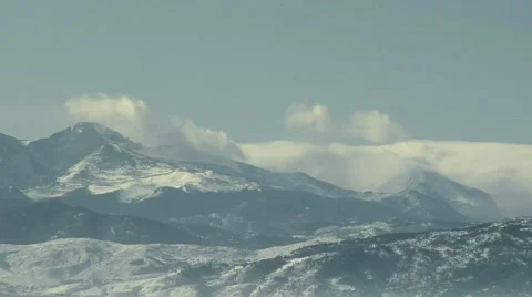 Stormy Peaks Stock Footage 54742524