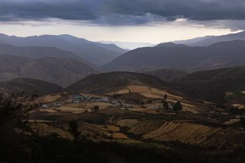 Stormy peru Foto stock