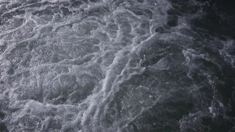 Stormy River Foam Stock-Footage 146627187