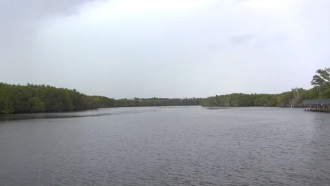 Stormy River Stock Footage 88868811