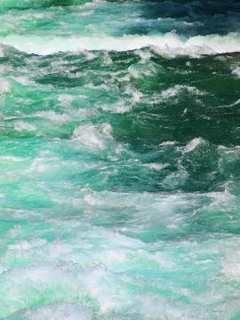 Stormy river 스톡 사진