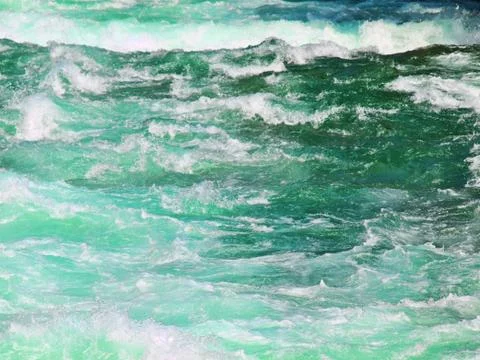 Stormy river Stock Photos