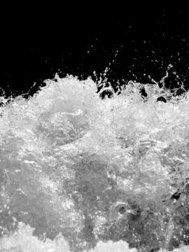 Stormy river 스톡 사진