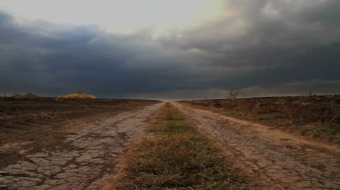 Stormy road Stock Footage 8929270