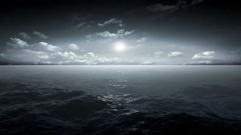 Stormy Sea 2K Stock Footage 92187231