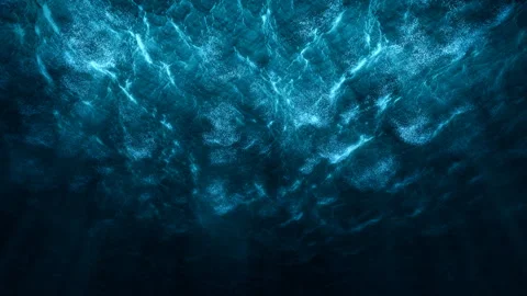 Stormy Sea Bottom View Vidéo 263429313