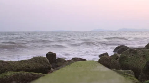 Stormy sea Stock Footage 34868939