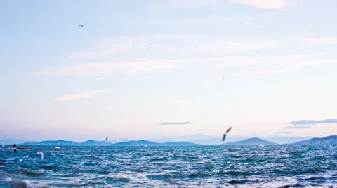 Stormy Sea Stock Footage 57939873