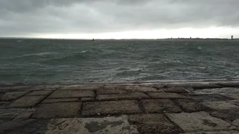 Stormy sea Stock Footage 138219278