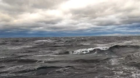 Stormy sea Video stock 169591205