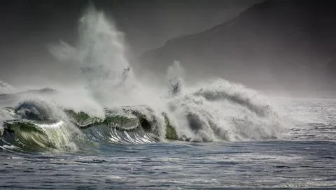 Stormy sea Stock Photos