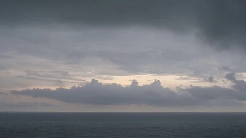 STORMY SEA TIMELAPSE Stock Footage 75724417