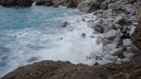 Stormy sea waves 3586 Stock Footage 104452500