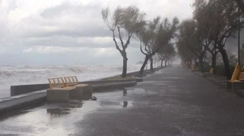Stormy sea waves (longbeach) Video stock 32837855