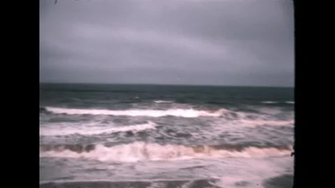 Stormy Seascape Video stock 274204566