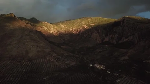 Stormy sky with dark clouds approaching Stock Footage 304229254