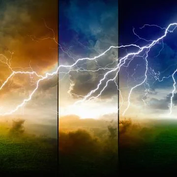 Stormy sky 스톡 일러스트
