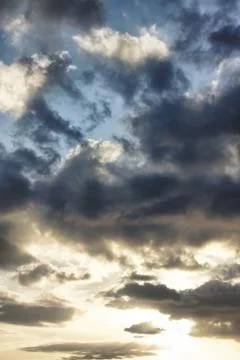 Stormy sky Foto stock