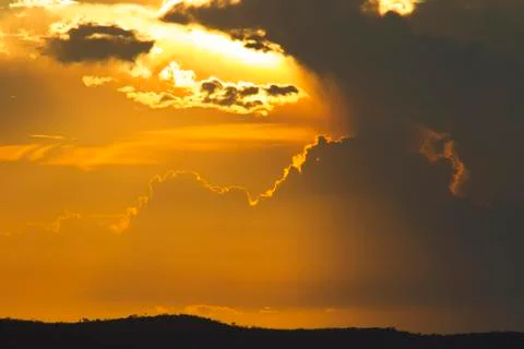 Stormy sky Stock Photos