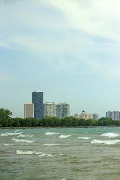 Stormy skyline Foto stock
