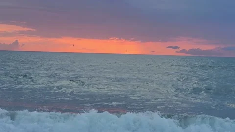 Stormy Sunrise Stock Footage 195126669
