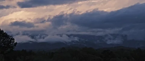 Stormy Sunrise Timelapse  Stock Footage 283572832