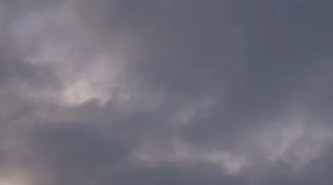 Stormy Sunset Clouds - 30p Stock Footage 1848402