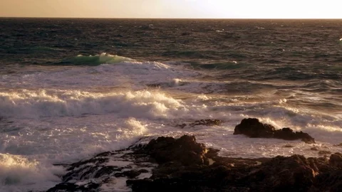 Stormy sunset Stock Footage 108635106