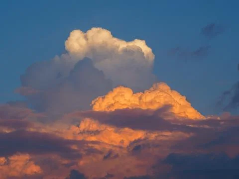 Stormy sunset Stock-Fotos