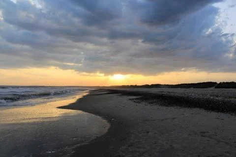 Stormy Sunset Stock Photos