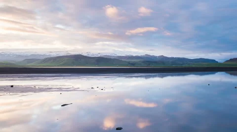 Stormy Sunset Time Lapse  Stock Footage 52403178