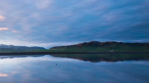 Stormy Sunset Time Lapse  Stock Footage 52403215