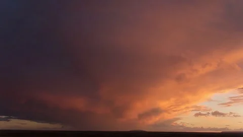 Stormy Sunset, Timelapse Stock Footage 84360063