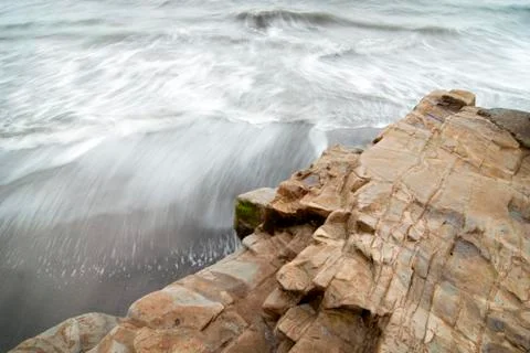 Stormy surf Stock Photos