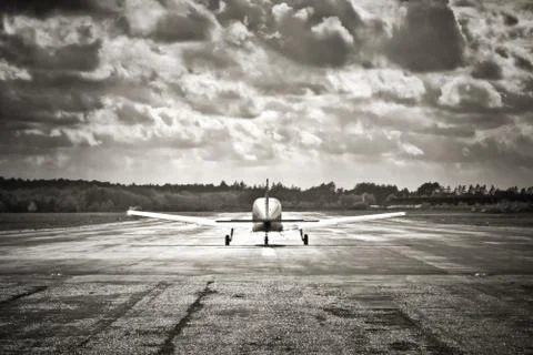 Stormy take-off Stock Photos