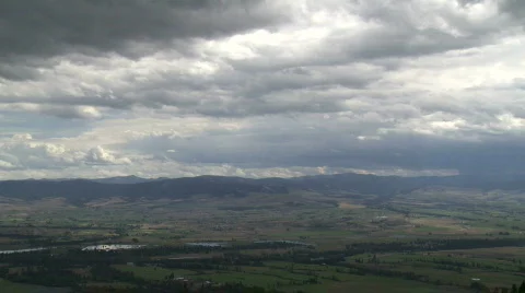 Stormy valley Stock Footage 875590