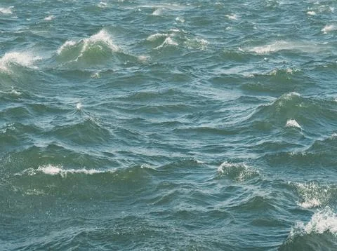 Stormy Waves Closeup Stock Photos