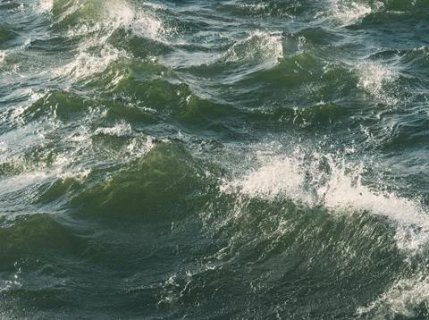 Stormy Waves Closeup Stock Photos