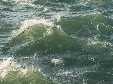 Stormy Waves Closeup Stock Photos