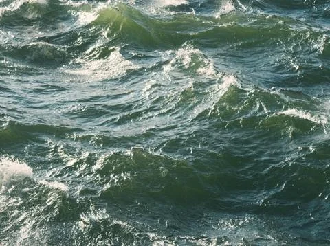 Stormy Waves Closeup Stock Photos