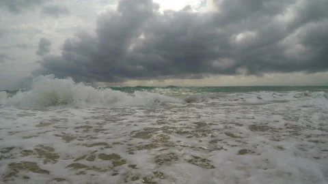 Stormy waves Stock-Footage 85803965