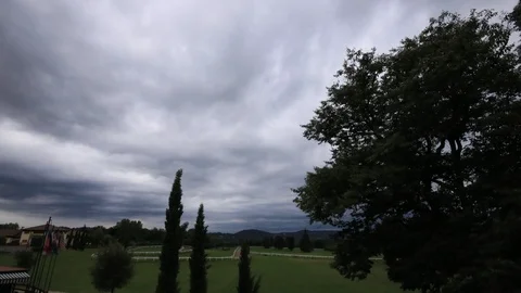 Stormy Weather Cloud Movement Timelapse Stock Footage 87223798