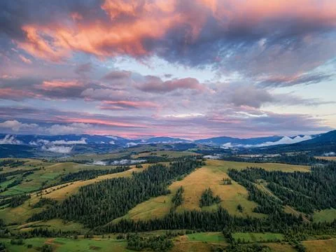 Stormy weather in the mountains 스톡 사진