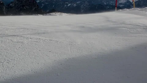 Stormy wind at Austrian alps Stock Footage 141226649