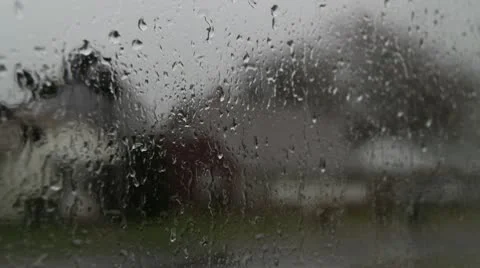 Stormy Window 動画素材 9624357