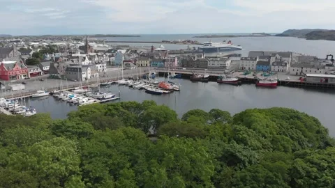 Stornoway Harbour Stock Footage 273613073